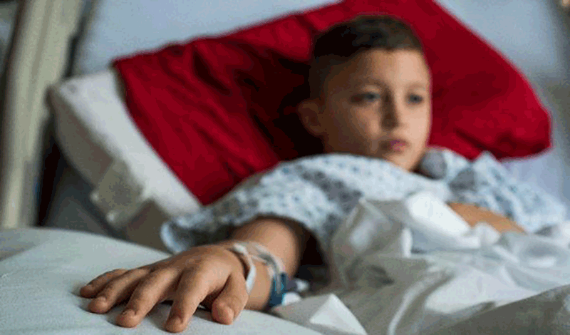 محمدمهدی شش&zwnj;ساله به دلیل آنفولانزا بستری شده است.