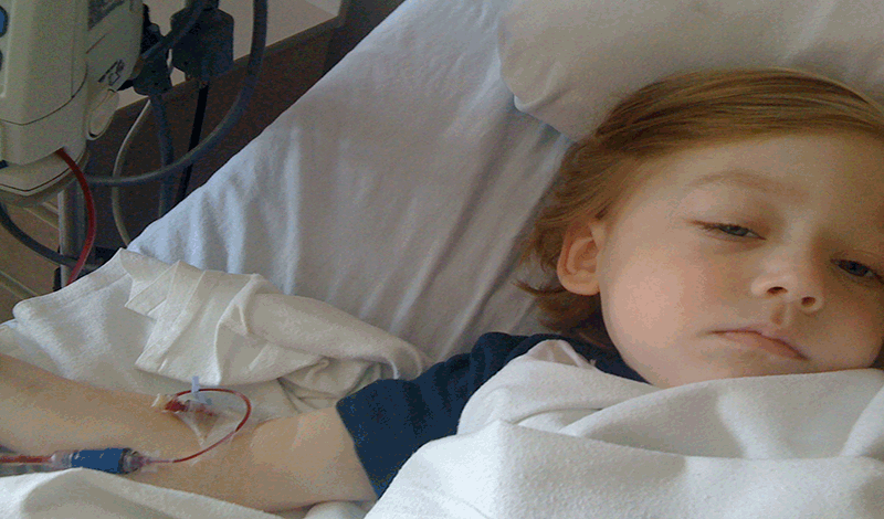 هلیا چهارساله به دلیل عفونت ادراری&nbsp;بستری شده است.