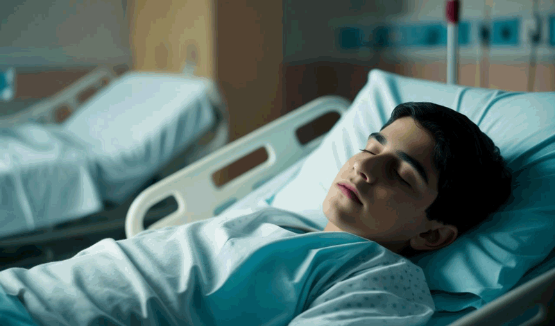 علی ده&zwnj;ساله&nbsp;به دلیل آنمی سیکل سل بستری شده است.