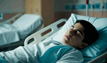 علی ده&zwnj;ساله&nbsp;به دلیل آنمی سیکل سل بستری شده است.