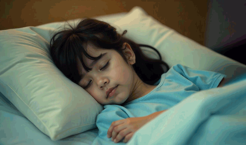 لیلا نه&zwnj;ساله به دلیل عفونت بستری شده است.