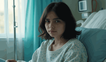 فاطمه(2)شانزده&zwnj;ساله به دلیل بیقراری بستری شده است.