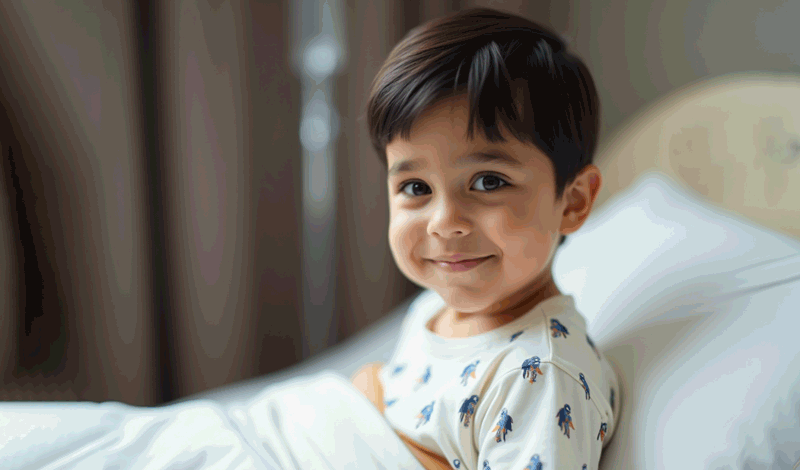 غلامرضا(1)هفت&zwnj;ساله به دلیل&nbsp;صرع بستری شده است.