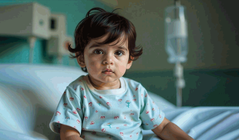 محمدجواد یک&zwnj;ساله به دلیل&nbsp;تب بستری شده است.