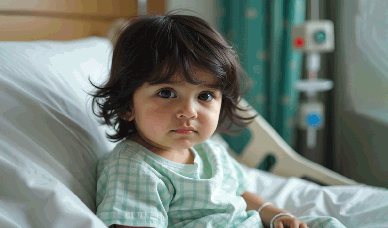 هدیه&zwnj;زهرا یازده&zwnj;ماهه&nbsp;به دلیل&nbsp;مسمومیت غذایی بستری شده است.