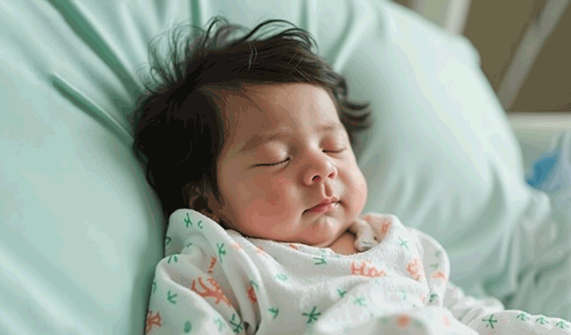 فاطمه&zwnj;زهرا&nbsp;هشت&zwnj;ماهه به دلیل تب بستری شده است.