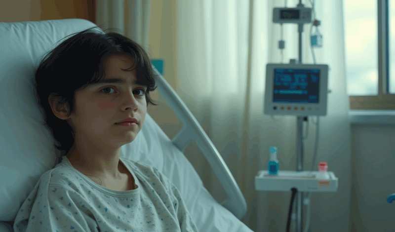 محمدمهدی&nbsp;سیزده&zwnj;ساله به دلیل&nbsp;عفونت ریه بستری شده است.