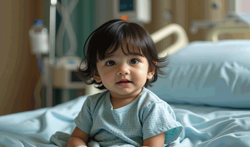 آرکان&nbsp;دوساله به دلیل&nbsp;اسهال و استفراغ بستری شده است.