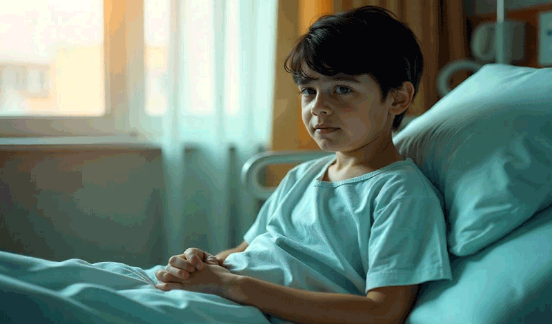 علی اصغر ده&zwnj;ساله به دلیل&nbsp;بیش فعالی بستری شده است.