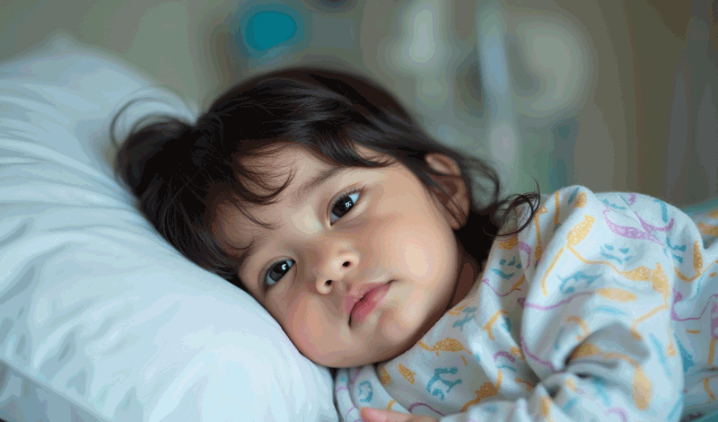 ندا&nbsp;یک&zwnj;ساله&nbsp;به دلیل&nbsp;تب بستری شده است.