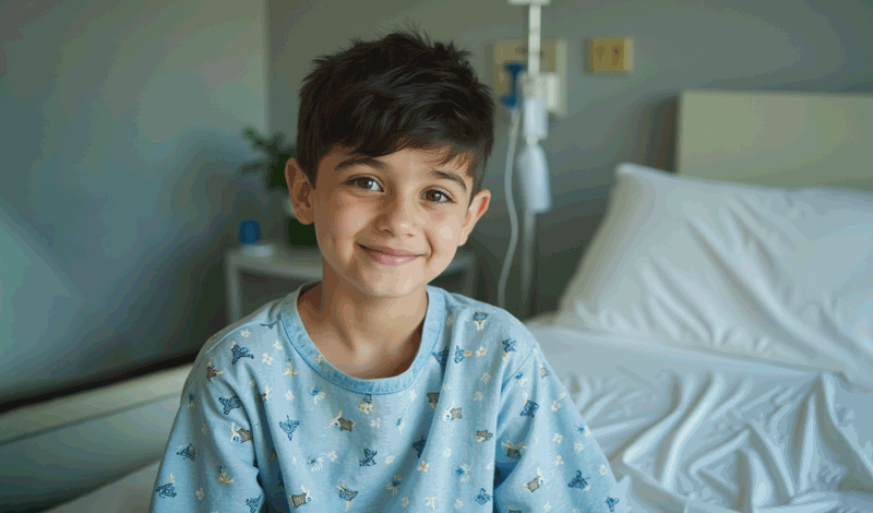 رضا&nbsp;ده&zwnj;ساله به دلیل&nbsp;تشنج بستری شده است.