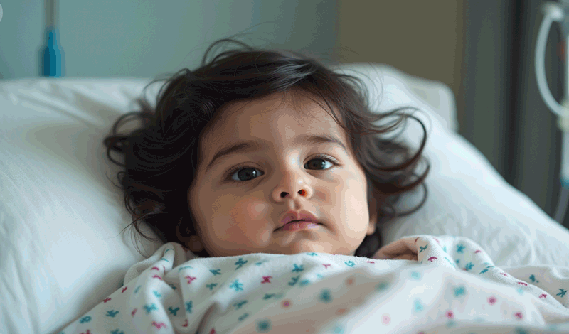 زهرا چهارساله به دلیل&nbsp;اسهال خونی&nbsp;بستری شده است.