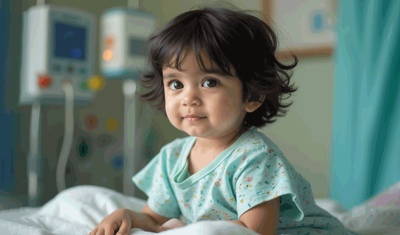 لطیفه&nbsp;دوساله به دلیل&nbsp;تشنج بستری شده است.