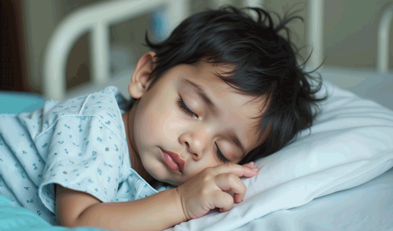 ایمان یک&zwnj;ساله به دلیل عفونت ریه بستری شده است.