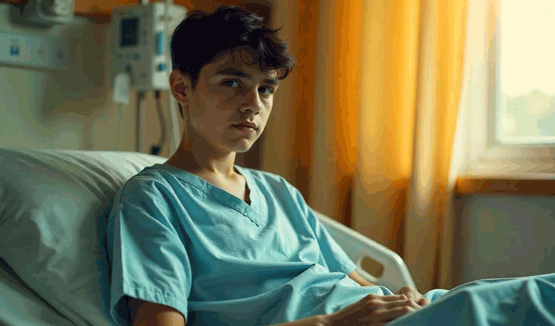 ابوالفضل(2)شانزده&zwnj;ساله به دلیل دیابت بستری شده است.