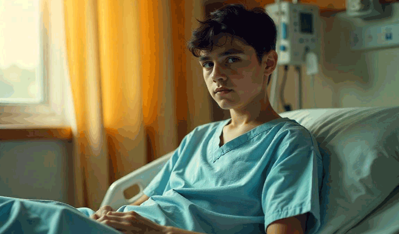 محمدمهدی شانزده&zwnj;ساله به دلیل&nbsp;اسهال و استفراغ بستری شده است.