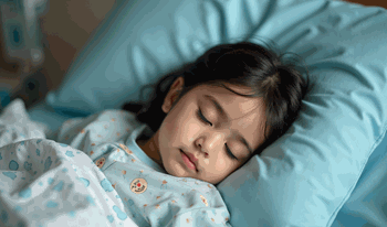 طیبه زهرا پنج&zwnj;ساله&nbsp;به دلیل عمل لوزه بستری شده است.&nbsp;