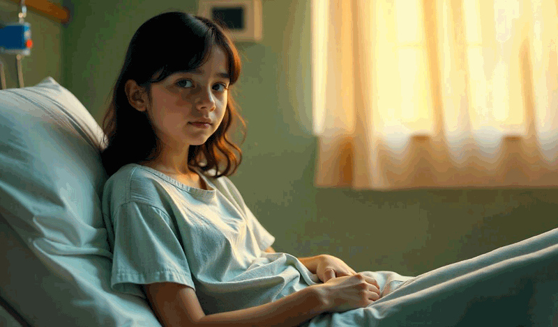 نیایش&nbsp;یازده&zwnj;ساله به دلیل&nbsp;تب بستری شده است.