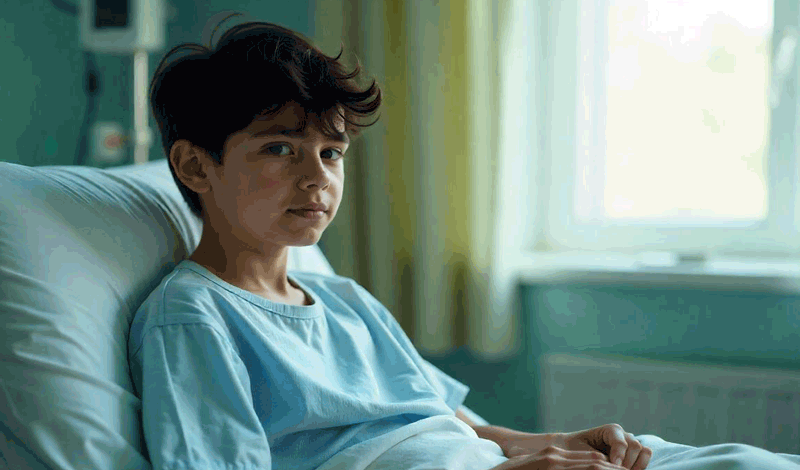 محمدرضا&nbsp;شانزده&zwnj;ساله به دلیل مسمومیت بستری شده است.