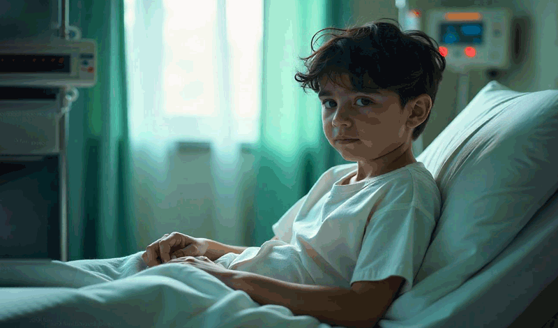 یاسین&nbsp;دوازده&zwnj;ساله&nbsp;به دلیل&nbsp;مشکل کلیوی&nbsp;بستری شده است.