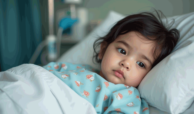 هدیه&zwnj;زهرا&nbsp;یک&zwnj;ساله&nbsp;به دلیل&nbsp;عفونت ریه بستری شده است.