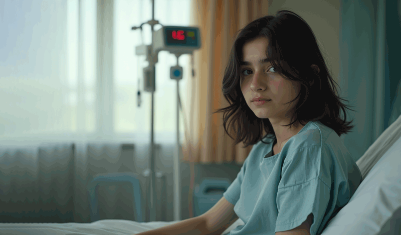 آیلین&nbsp;چهارده&zwnj;ساله به دلیل&nbsp;تب بستری شده است.