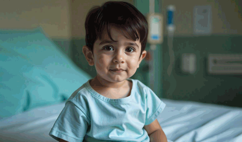آیهان&nbsp;یک&zwnj;ساله به دلیل مسمومیت غذایی بستری شده است.