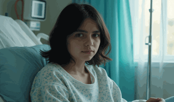نازنین&zwnj;زهرا چهارده&zwnj;ساله به دلیل دیابت بستری شده است.