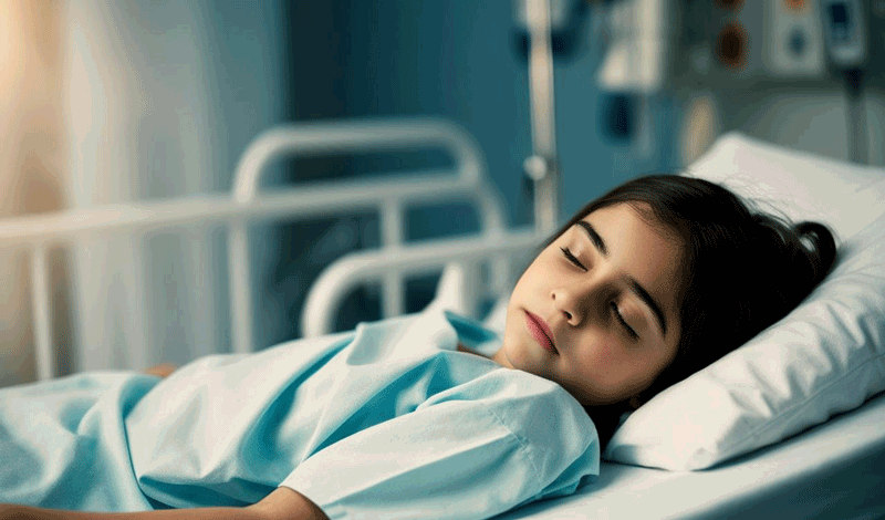 مریم دوازده&zwnj;ساله به دلیل زخم&nbsp;روده بستری شده است.
